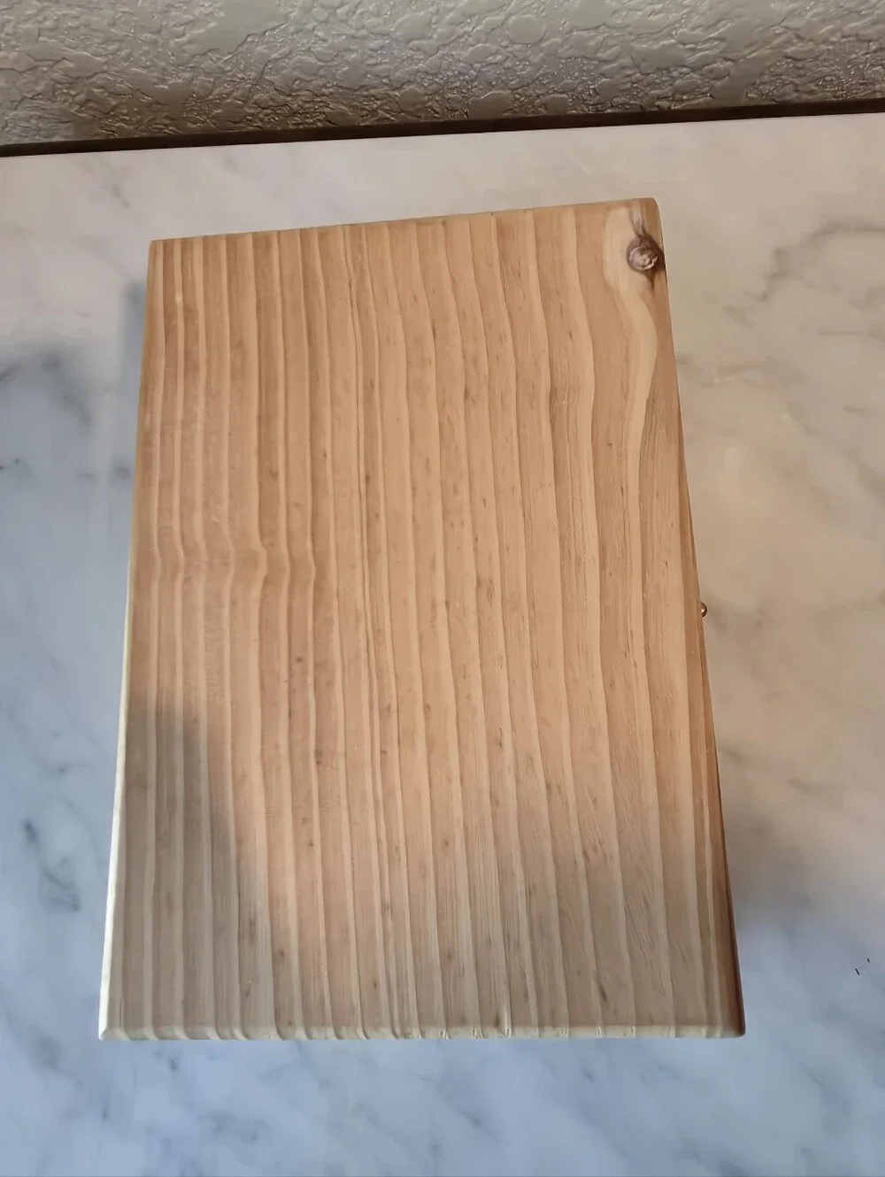 Simple Wooden Jewelry/ Keepsake Box 6.5 × 5.5 × 3.75 In